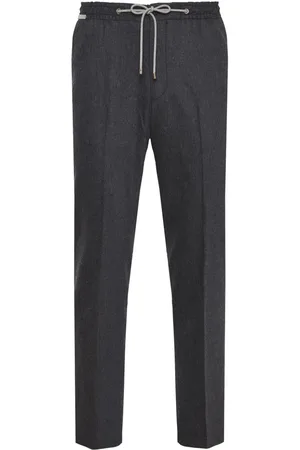 corneliani Pantalones rectos con pinzas