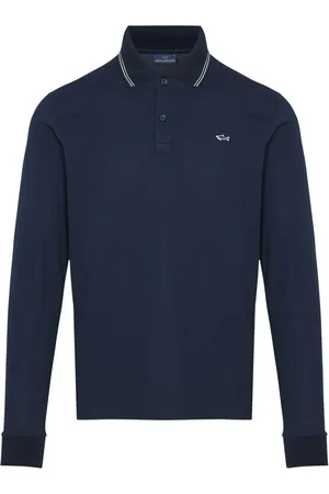 Paul & Shark Playera tipo polo con logo bordado