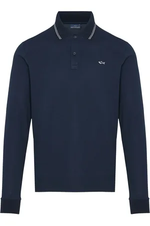 Paul & Shark Playera tipo polo con logo bordado