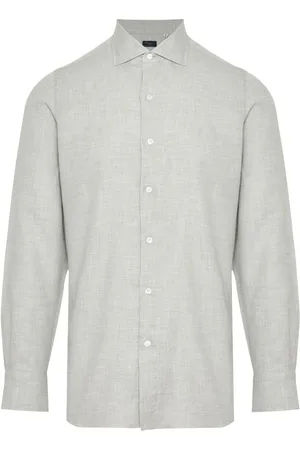 Finamore Camisa con cuello italiano