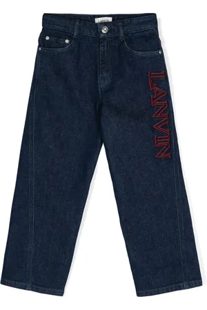 Lanvin Jeans con logo bordado