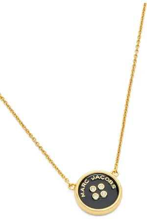 Marc Jacobs Collar con placa del logo