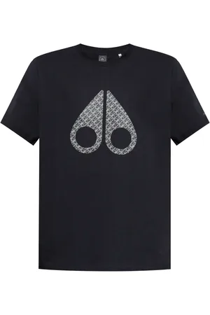 Moose Knuckles Playera con logo estampado