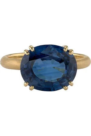 Irene Neuwirth Anillo Gemmy en oro amarillo de 18kt con zafiro