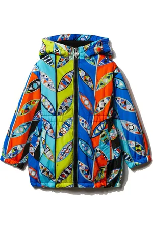 PUCCI Junior Chamarra con capucha y estampado Girandole