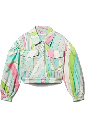 PUCCI Junior Chamarra con estampado Iride
