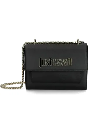 Roberto Cavalli Bolsa de hombro con placa del logo