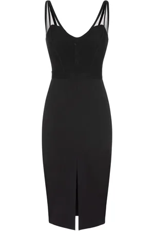 Elisabetta Franchi Vestido midi estilo bustier