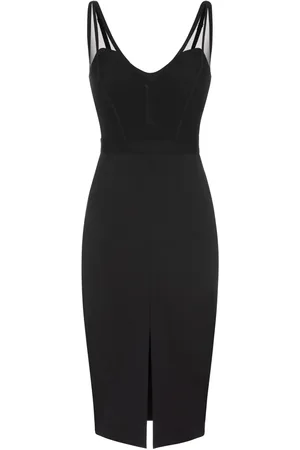Elisabetta Franchi Vestido midi estilo bustier