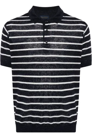 Paul & Shark Playera tipo polo con motivo de rayas
