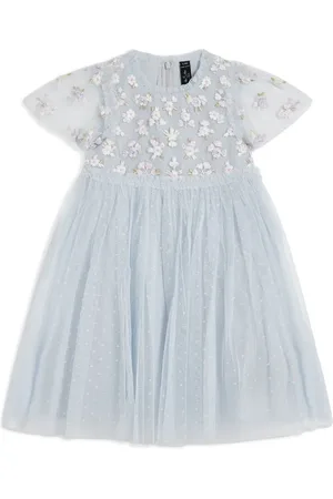 Needle & Thread Vestido con bordado floral