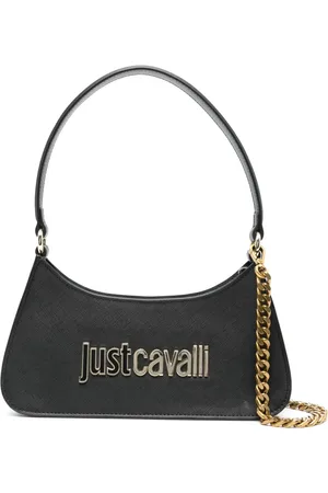 Roberto Cavalli Tote con placa del logo