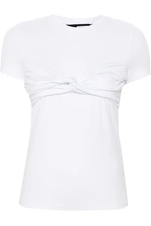 ROTATE Playera con diseño retorcido