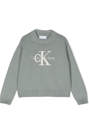 Calvin Klein Suéter con logo bordado