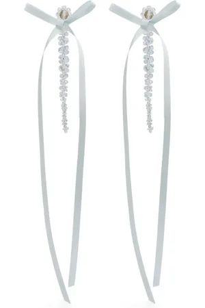 Simone Rocha Aretes con detalle de moño