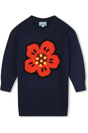 Kenzo Vestido tejido Boke Flower