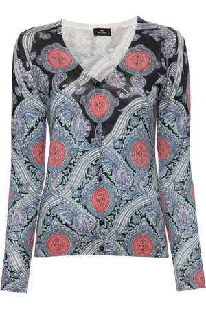 Etro Cárdigan con estampado de cachemira