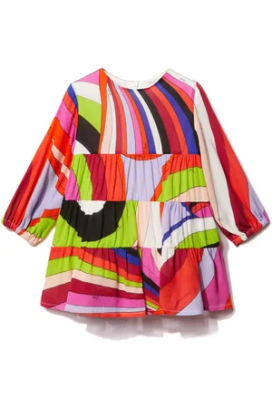 PUCCI Junior Vestido con estampado Iride