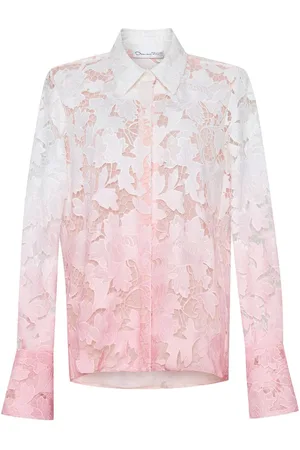 Oscar de la Renta Blusa de guipure