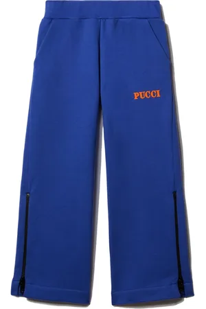 PUCCI Junior Pants con logo estampado
