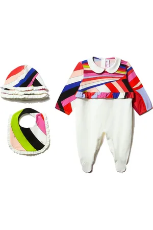 PUCCI Junior Set de mameluco con estampado Iride