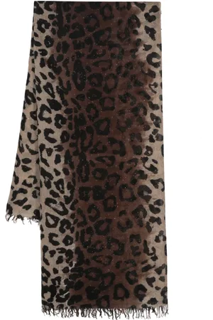 Faliero Sarti Mascada con estampado de leopardo