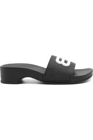 Balenciaga Flip flops con aplique del logo y tacón de 40mm