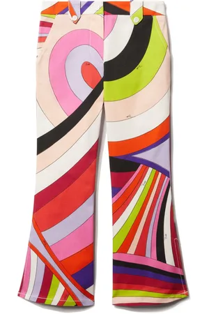 PUCCI Junior Pantalones con estampado Iride