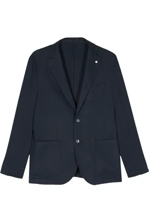 LUIGI BIANCHI MANTOVA Blazer con motivo de espiga