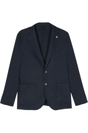 LUIGI BIANCHI MANTOVA Blazer con motivo de espiga