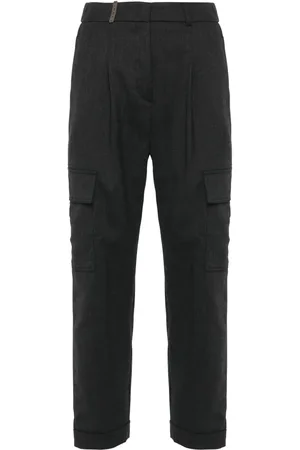 PESERICO SIGN Pants cargo con pinzas