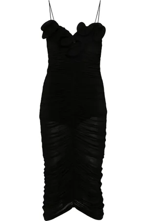 MAGDA BUTRYM Vestido midi con volantes