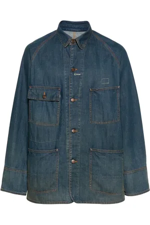 Maison Margiela Chamarra de mezclilla con cuello
