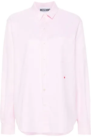 Moschino Camisa con corazón bordado