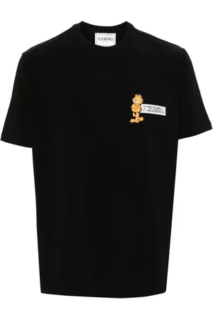 Iceberg Playera con logo estampado de x Garfield