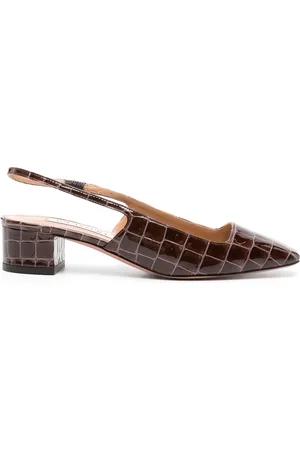 Aquazzura Zapatillas Ginza con tacón de 35mm