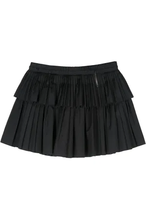 Alexander McQueen Falda corta plisada 2010