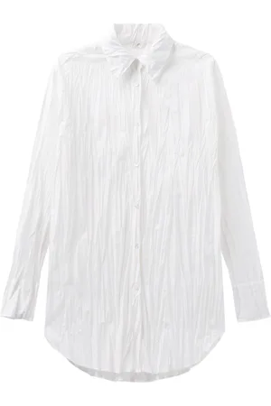 BITE Camisa con botones y efecto arrugado