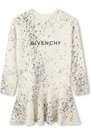 Givenchy Vestido tejido con estampado de ocelote