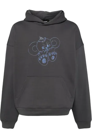 We11 Done Hoodie con monstruo estampado