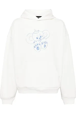 We11 Done Hoodie con monstruo estampado