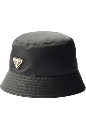 Prada Gorro de pescador con logo triangular