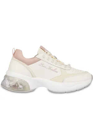 Moschino Tenis con logo bordado y paneles