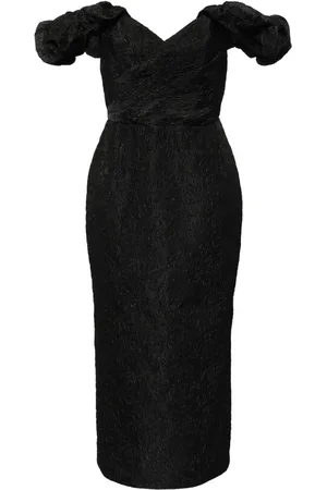 Marchesa Notte Vestido midi con estampado floral