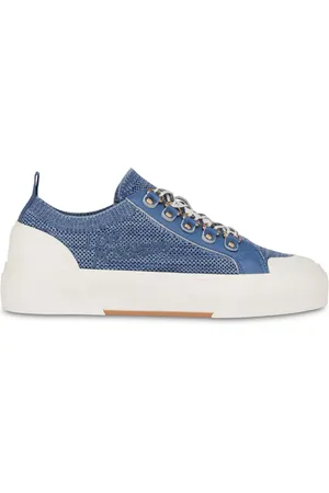 Moschino Tenis con logo bordado