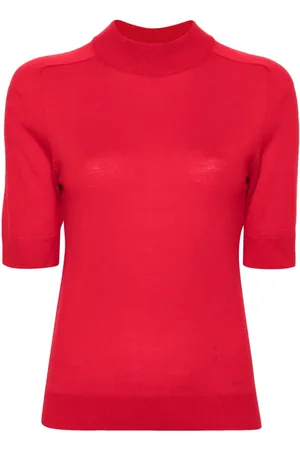 Carolina Herrera Top con cuello falso