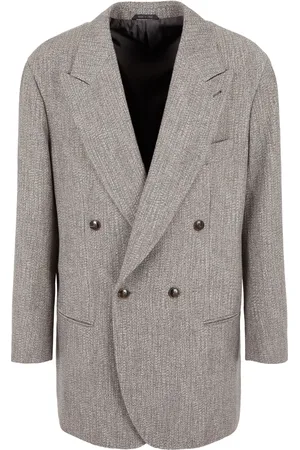 Giorgio Armani Blazer texturizado con doble botonadura