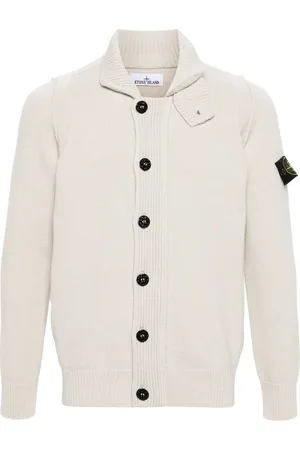 Stone Island Cárdigan con distintivo Compass
