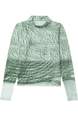 Maison Margiela Top con estampado trompe l