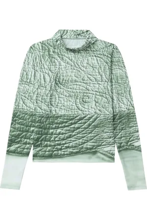 Maison Margiela Top con estampado trompe l